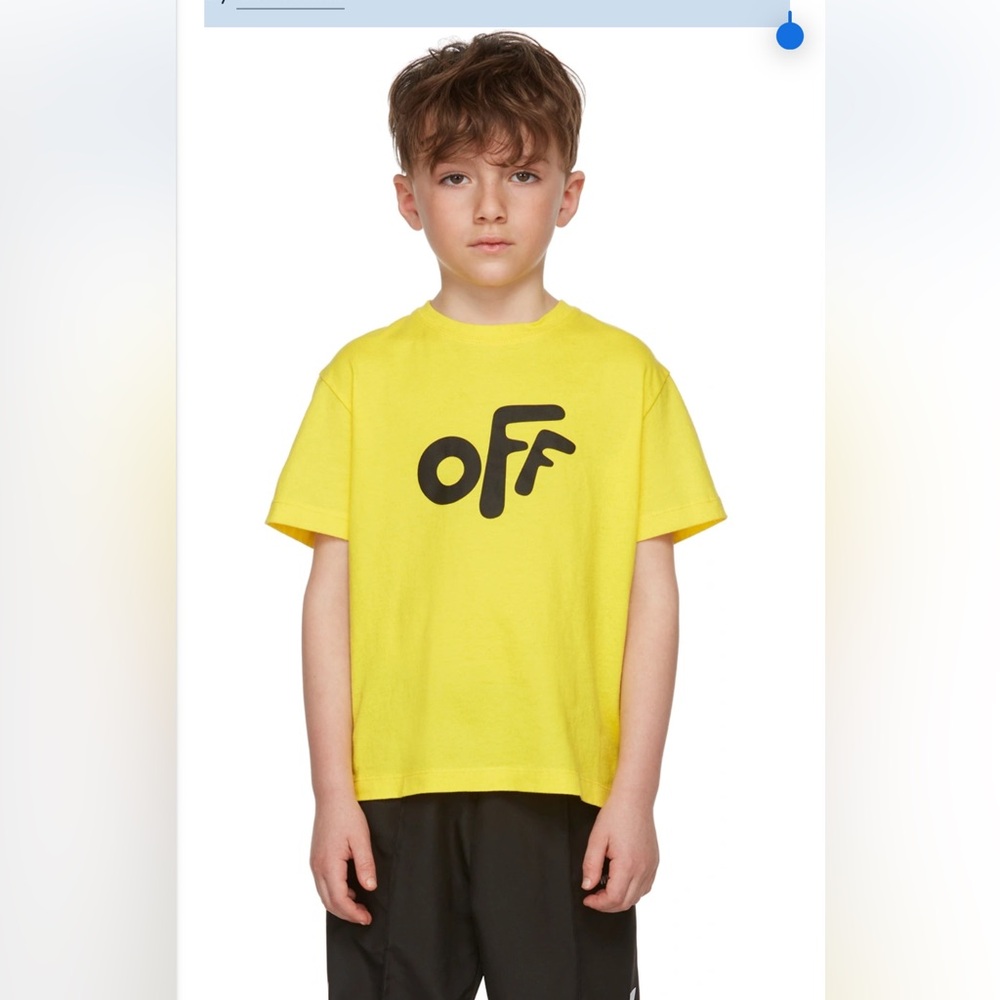 Host pick ⭐️NWT Off-White Kids Yellow & Black Arrow T-Shirt
by Off-White size 10